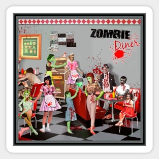 Zombie Diner Sticker